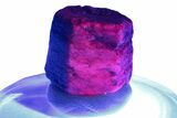 Highly Fluorescent Ruby Crystal - India #243783-1